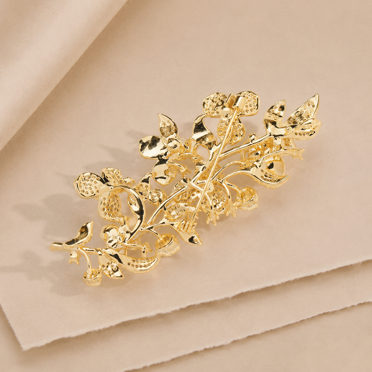 Floral Bouquet Statement Brooch
